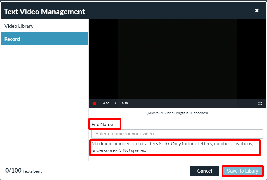 Video Messaging- How to create & send