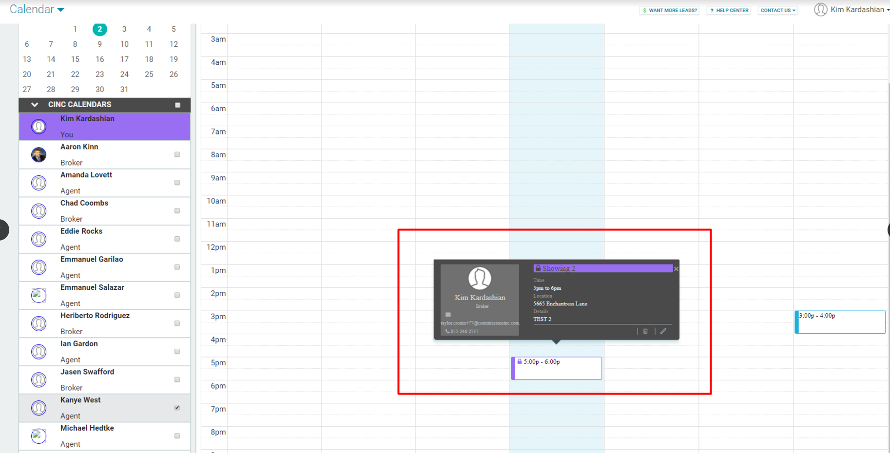 Private Events - Calendar - NEW!