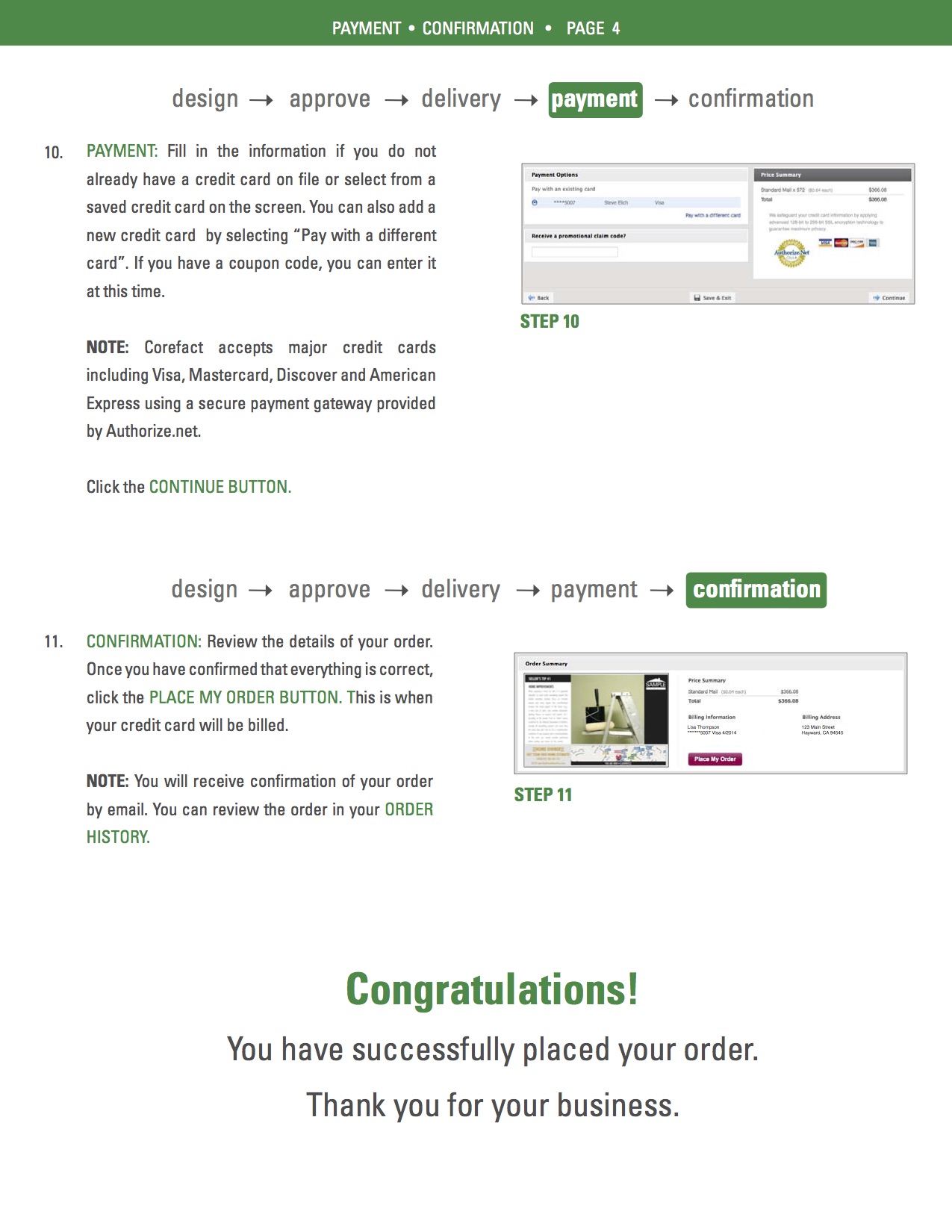 Corefact Integration