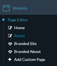 How to Add Custom Pages and Custom Sections to Your CINC Site (Page Editor)