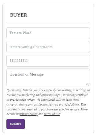 Landing Page Form Types