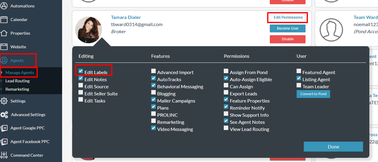 Managing and Using Labels