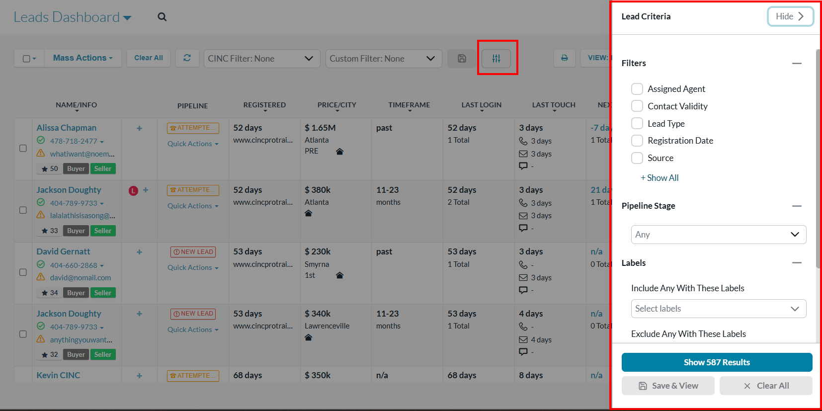 Creating Custom Filters