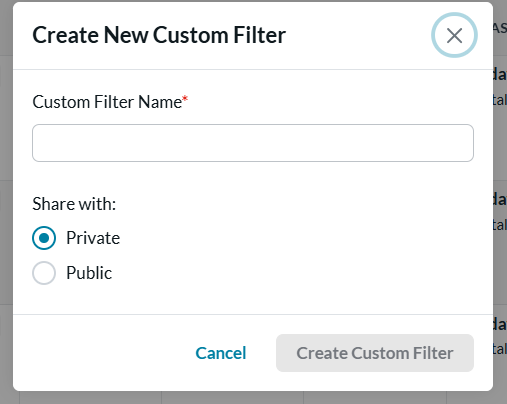Creating Custom Filters